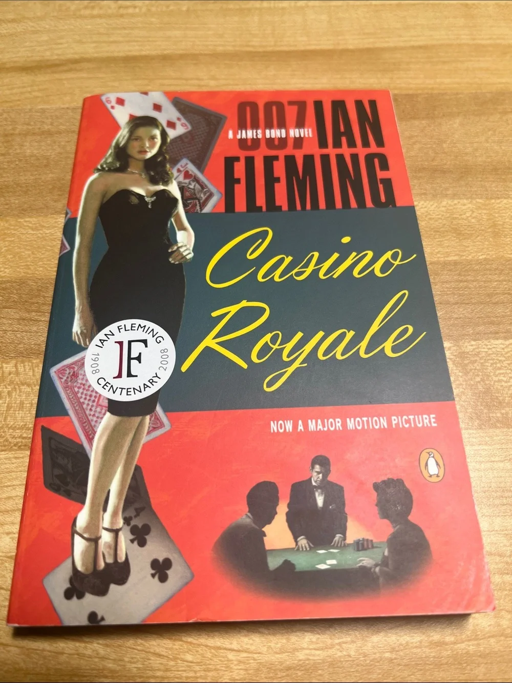 #2778** Original Penguin Paperback Back Cover with Red and Black Design